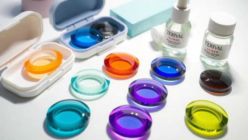 Färgade linser med styrka fungerar det bra